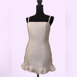 DOLLS KILL / SUGAR THRILLZ Fluffy Party Mini Dress
